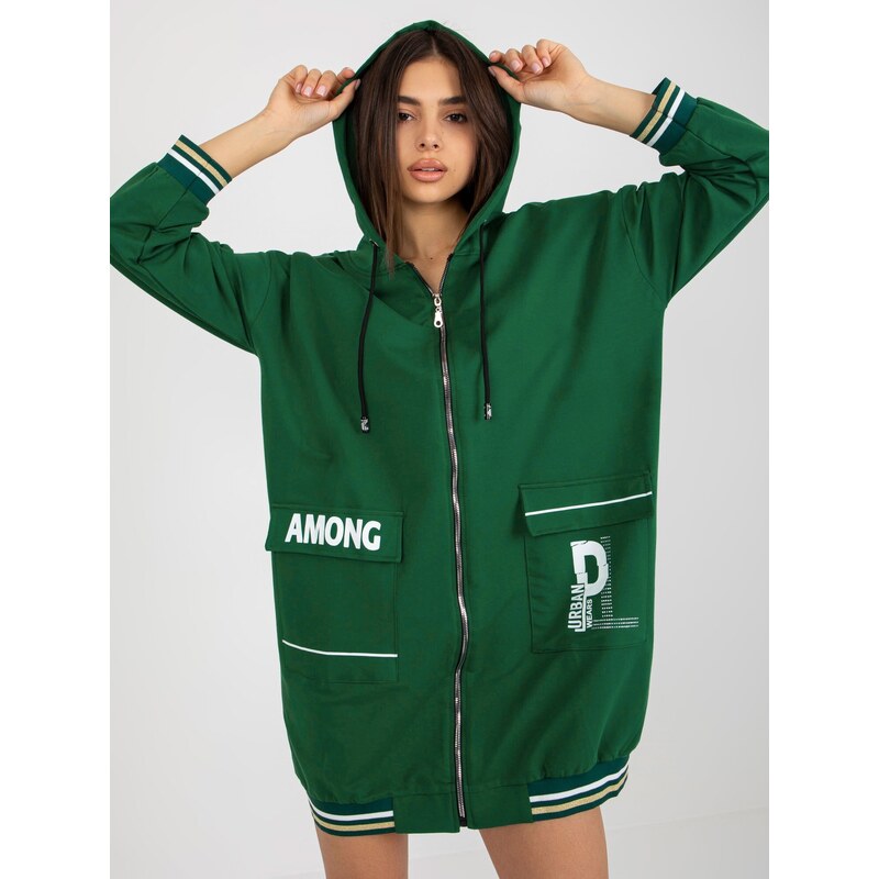 RELEVANCE Sweatshirt-RV-BL-8149.91P-dark green