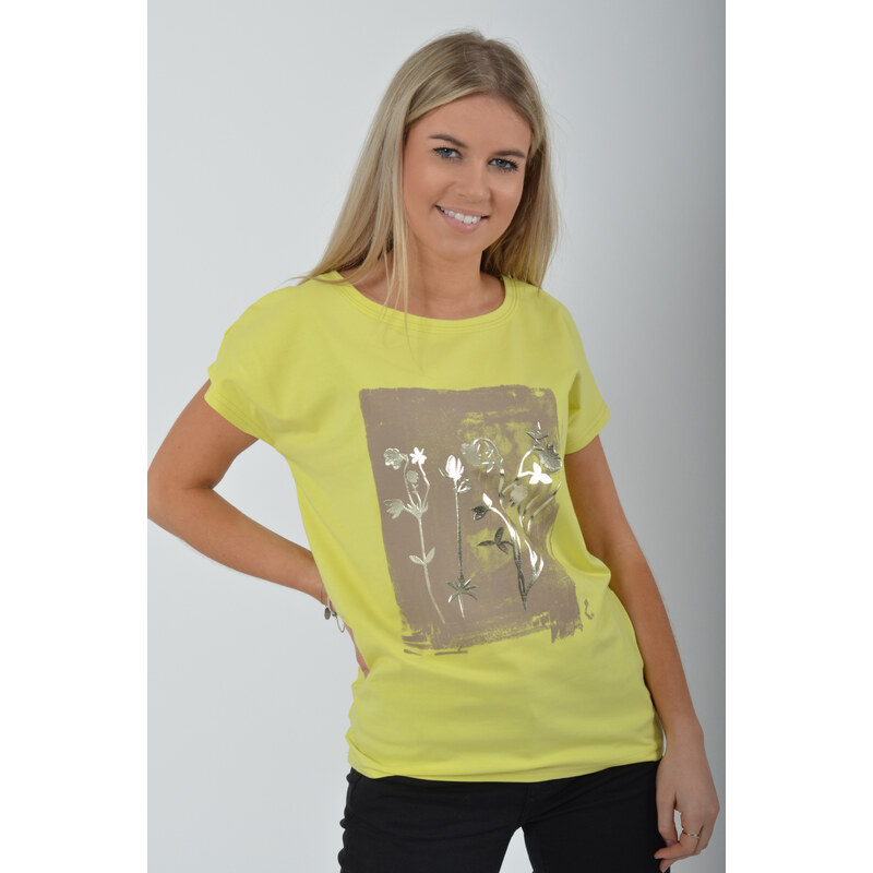 Enjoy Style Žluté tričko ES391