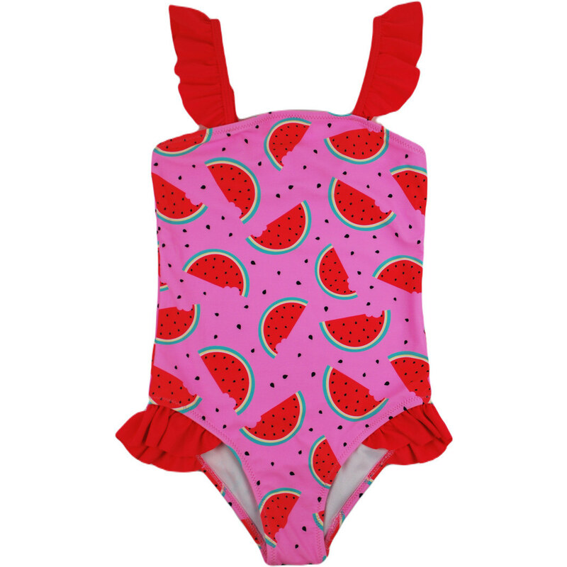 Noviti Jednodílné dívčí plavky se vzorem melounů KD005