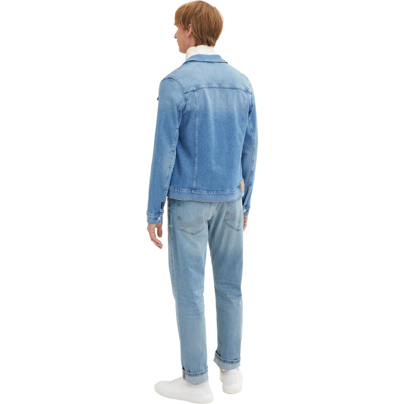 Světle modrá pánská džínová bunda Tom Tailor - Pánské
