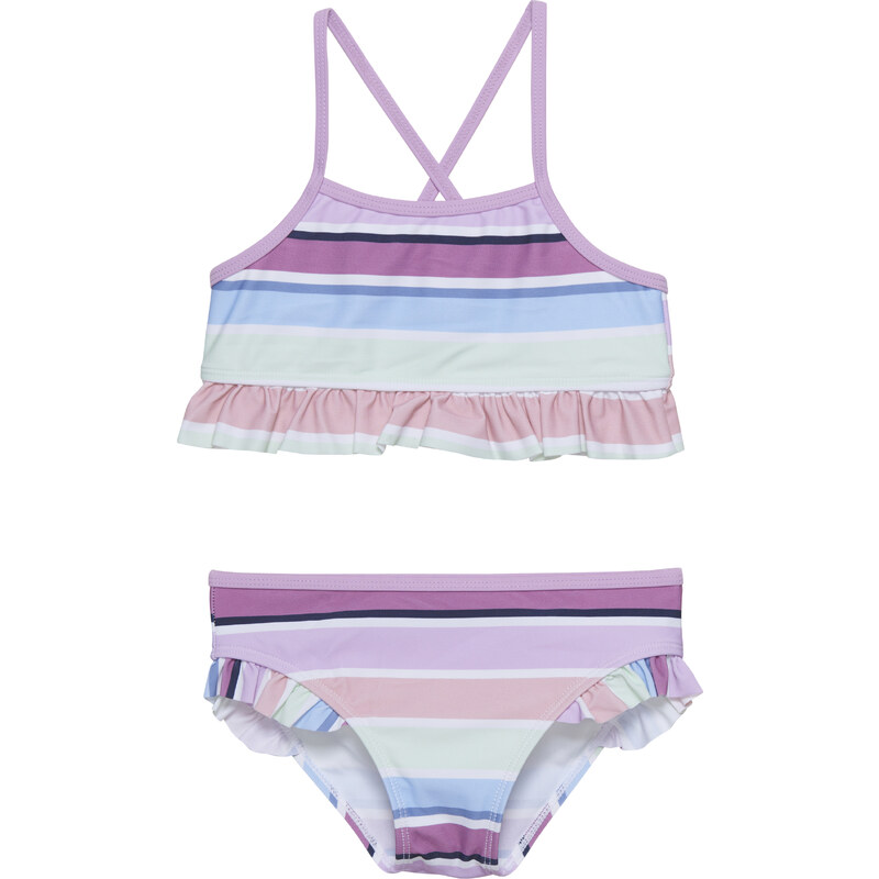 Dívčí dvoudílné plavky Color Kids Lavender mist