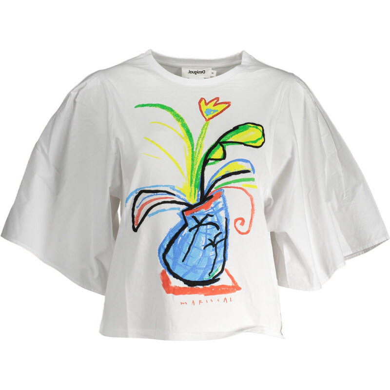Dámské triko Desigual s krátkým rukávem 107265201