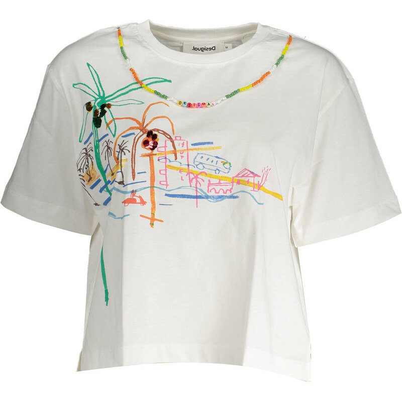Dámské triko Desigual s krátkým rukávem 107273140