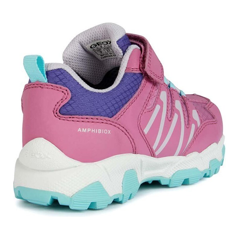 Dětské boty Geox fialová barva