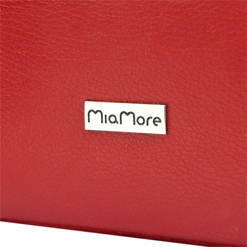 MiaMore Červená kožená crossbody kabelka (GK87)