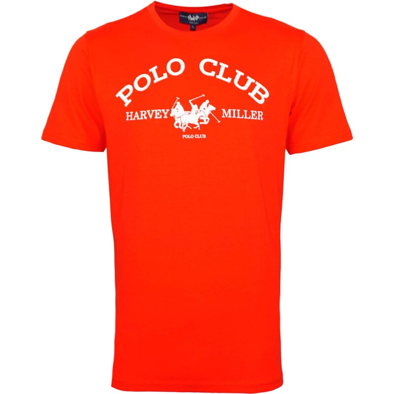 HARVEY MILLER Tričko Polo Club červená / bílá
