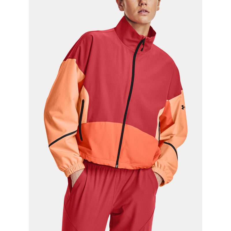 Under Armour Bunda Unstoppable Jacket-RED - Dámské 80685741