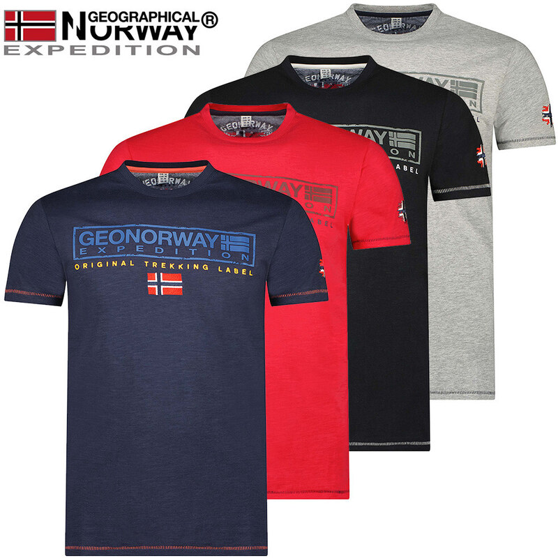 GEOGRAPHICAL NORWAY GEOGRAPHICLA NORWAY tričko pánské JASIC nadměrná velikost