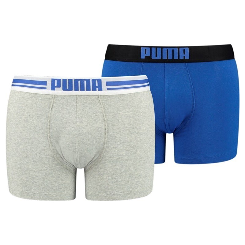 Puma placed logo boxer 2p gray