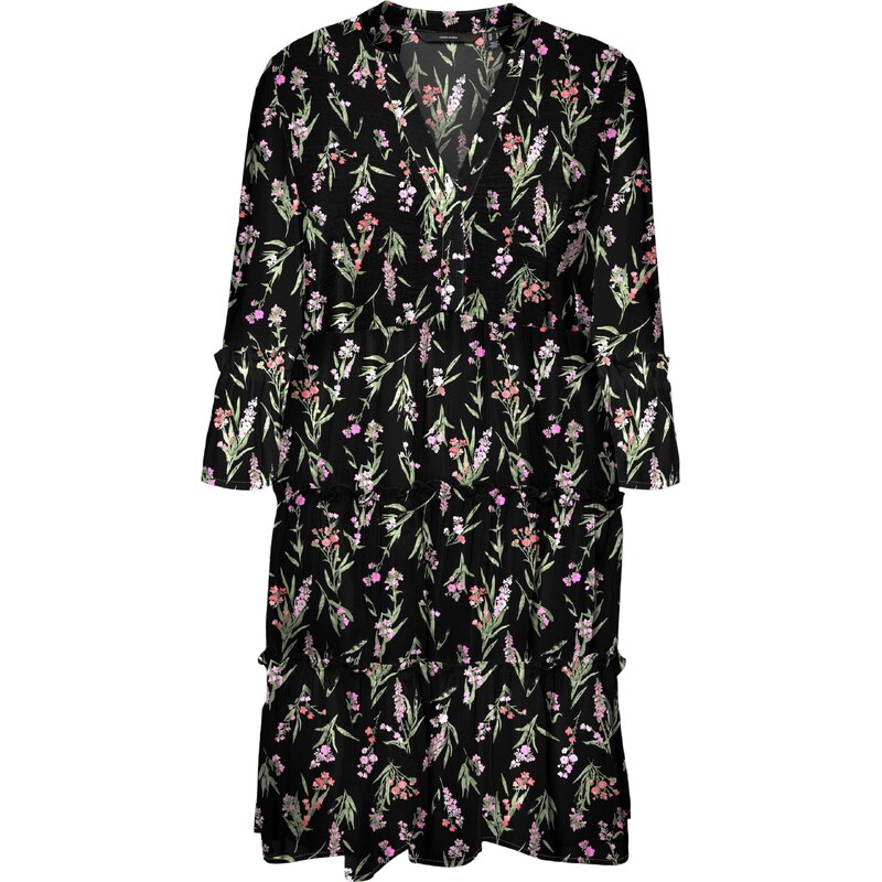 VERO MODA Šaty VMEasy světle zelená / orchidej / pastelově