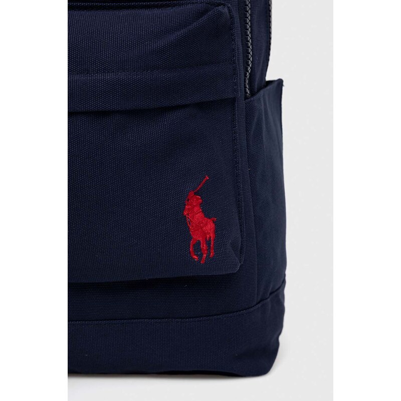 Dětský batoh Polo Ralph Lauren tmavomodrá barva, velký, hladký