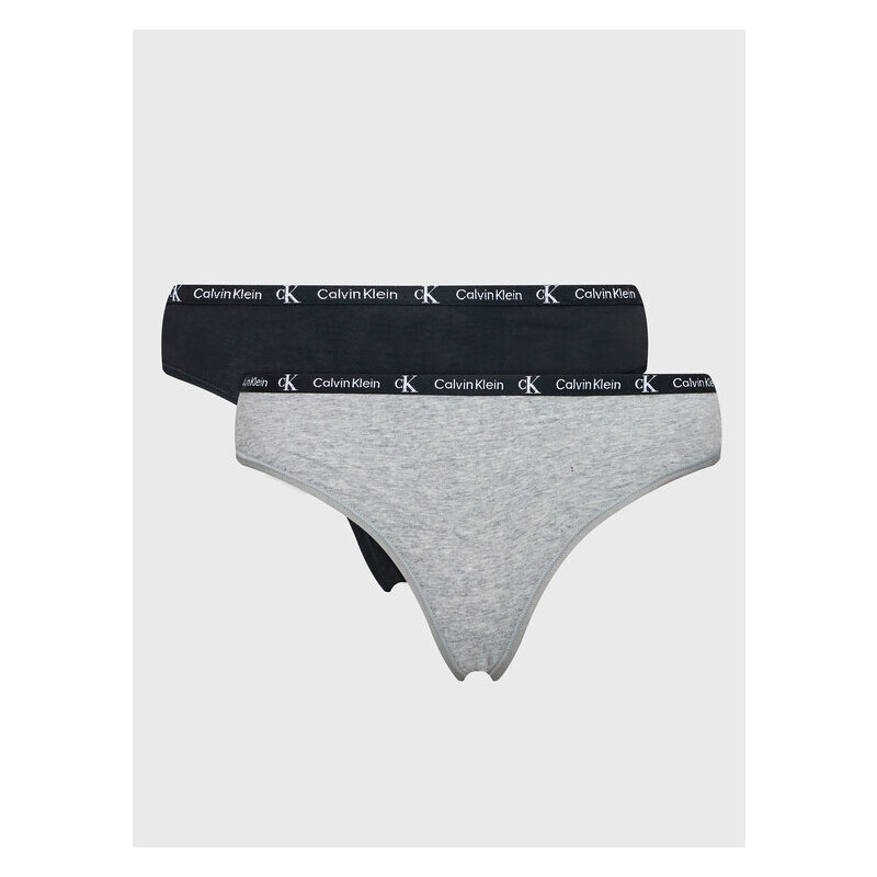 Sada 2 kusů string kalhotek Calvin Klein Underwear