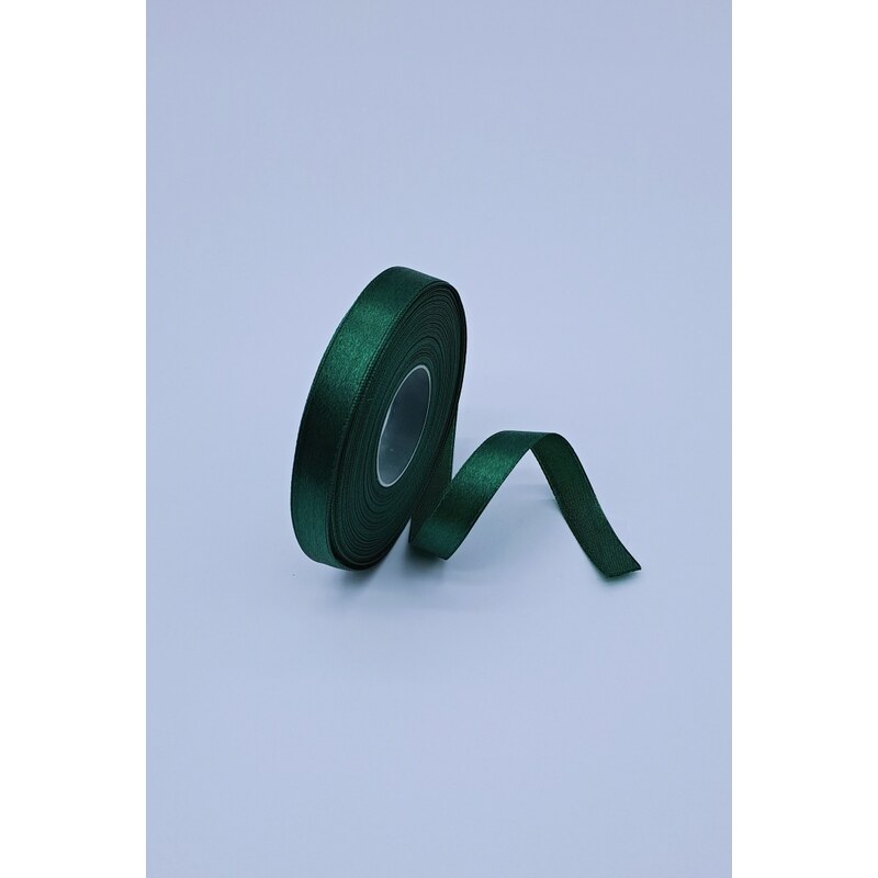 Haillo Fashion Saténová stuha - 12 mm, zelená