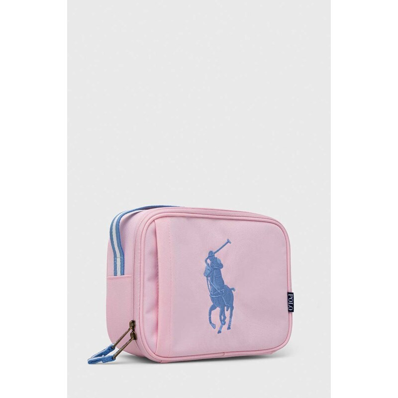 Dětská taška na oběd Polo Ralph Lauren růžová barva