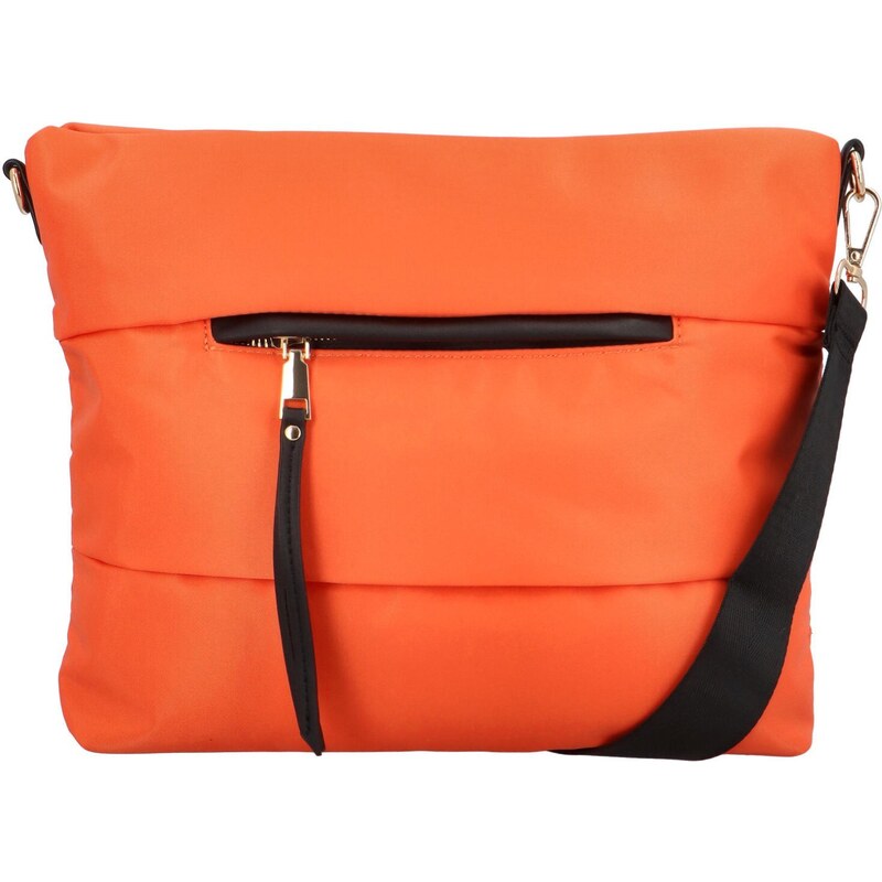 Turbo bags Trendová dámská látková crossbody Rosa, oranžová 80259839