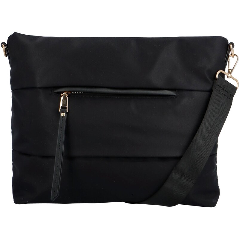Turbo bags Trendová dámská látková crossbody Rosa, černá 95764981