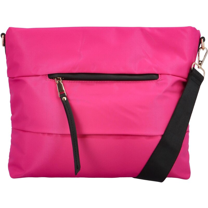 Turbo bags Trendová dámská látková crossbody Rosa, fuchsiová 95764982