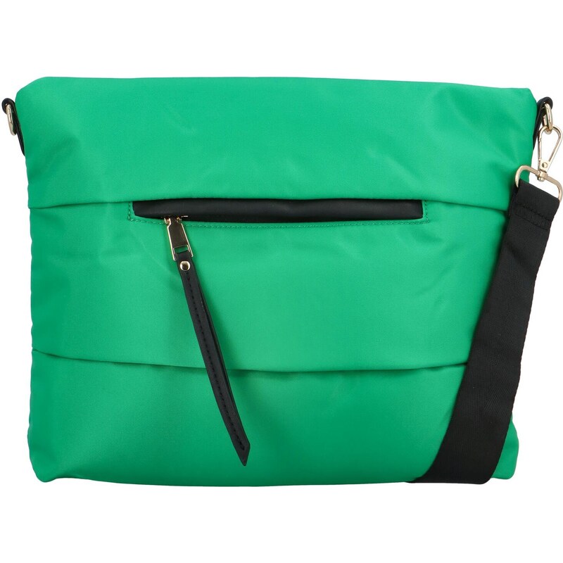 Travel plus Trendová dámská látková crossbody Rosa, zelená