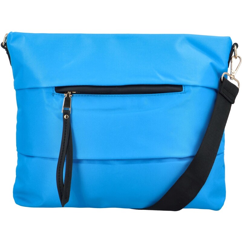 Turbo bags Trendová dámská látková crossbody Rosa, modrá