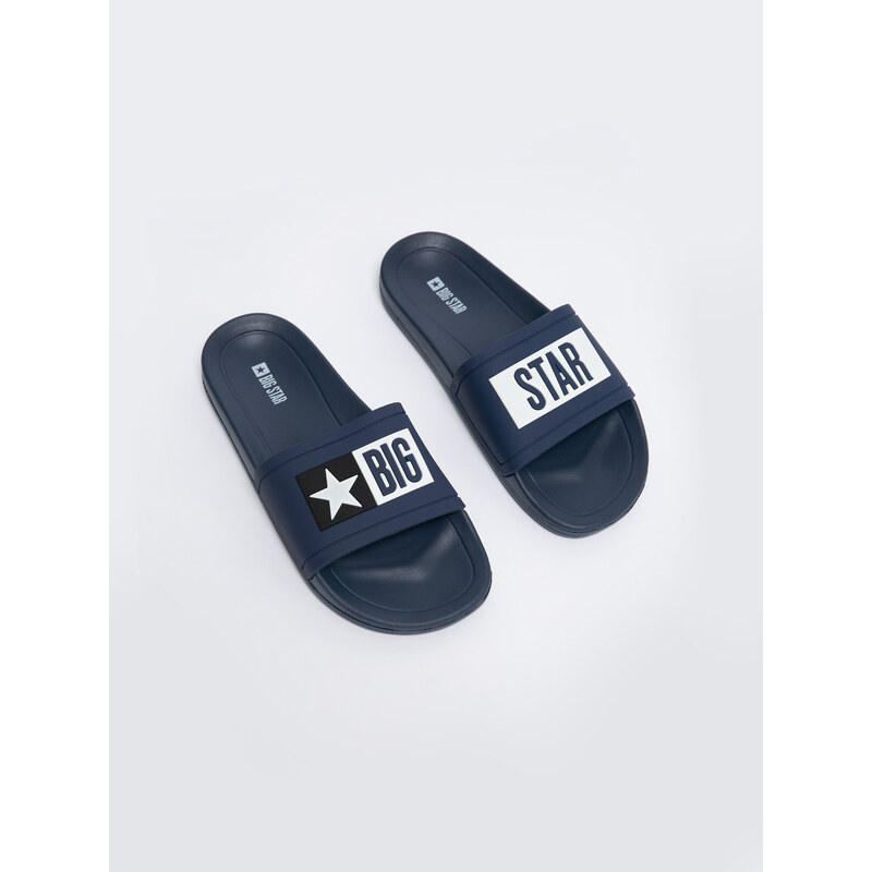 Big Star Man's Flip Flops Shoes 206933-403 Navy Blue