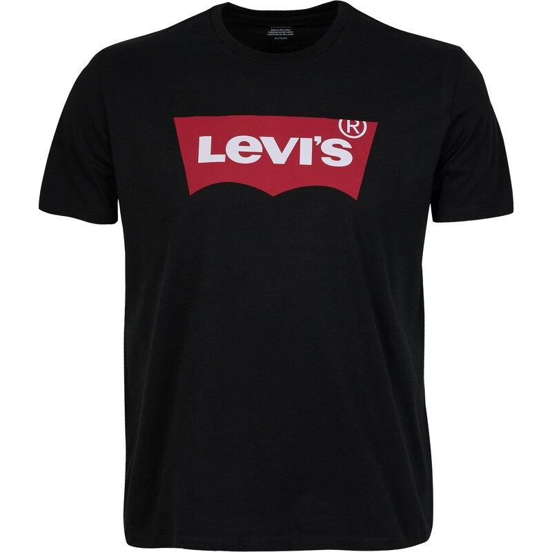 Levi's Černé tričko Levi´s s velkým logem