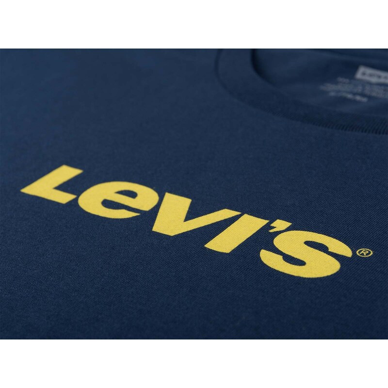 Levi's Modré tričko Levi´s s nápisem