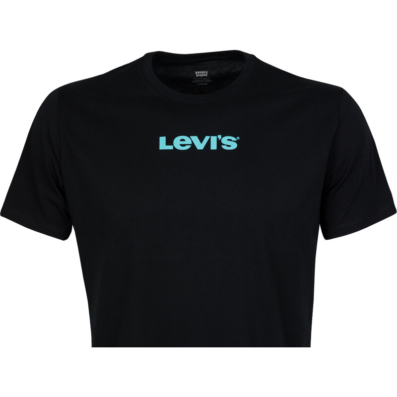 Levi's Černé tričko Levi´s s nápisem