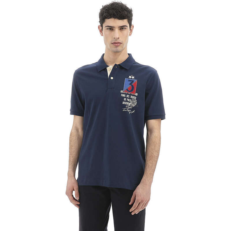 POLOKOŠILE LA MARTINA MAN POLO S/S COTTON JERSEY