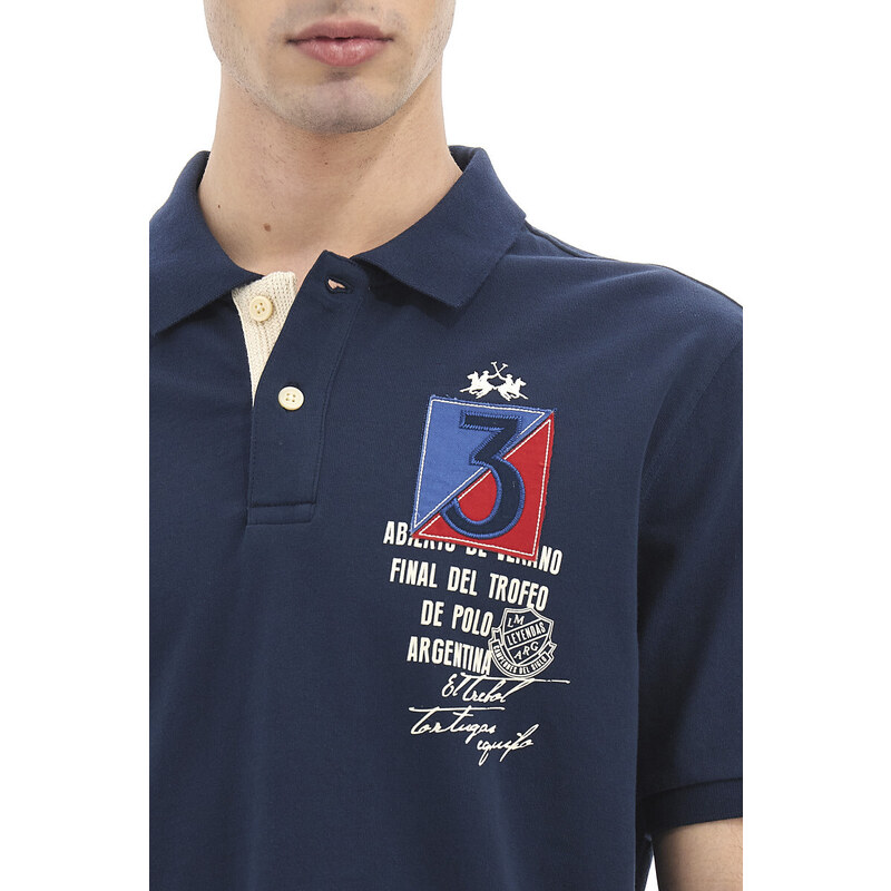 POLOKOŠILE LA MARTINA MAN POLO S/S COTTON JERSEY