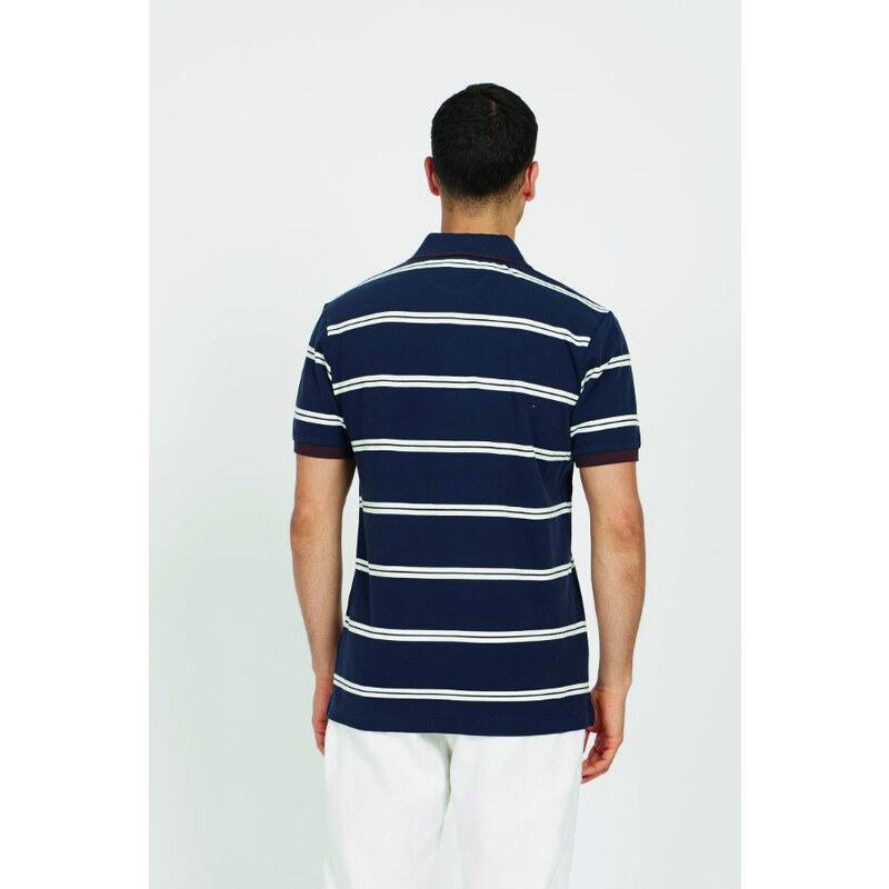 POLOKOŠILE LA MARTINA MAN POLO S/S STRIPED PIQUET