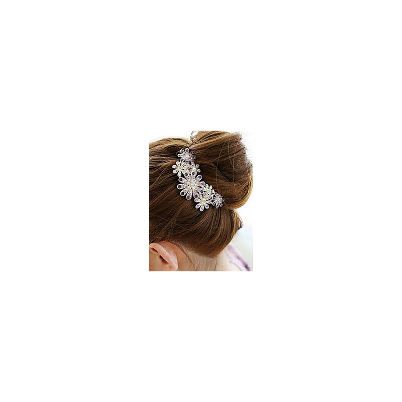 LightInTheBox Women's Diamond Flower Hair Stick(108.5CM)