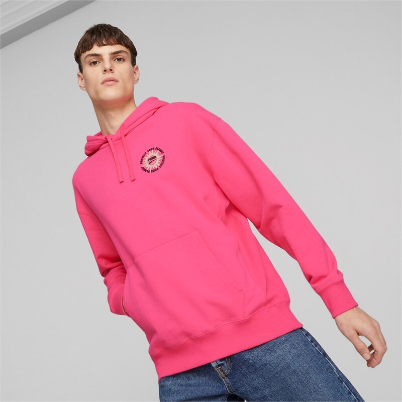 Puma DOWNTOWN Graphic Hoodie pink