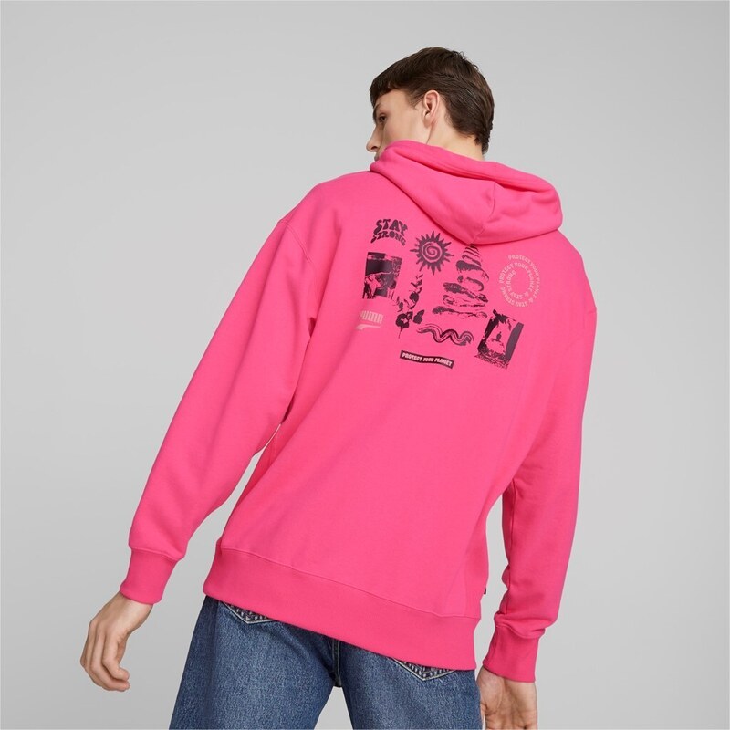 Puma DOWNTOWN Graphic Hoodie pink