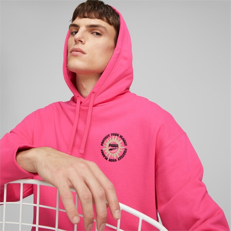 Puma DOWNTOWN Graphic Hoodie pink