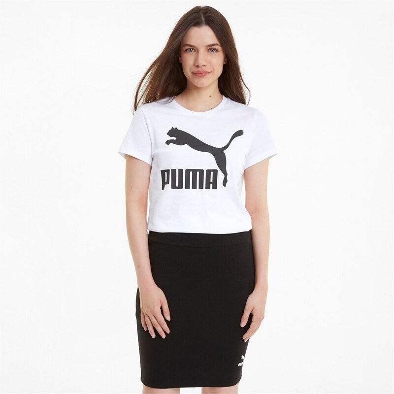 Puma Classics Logo Tee white