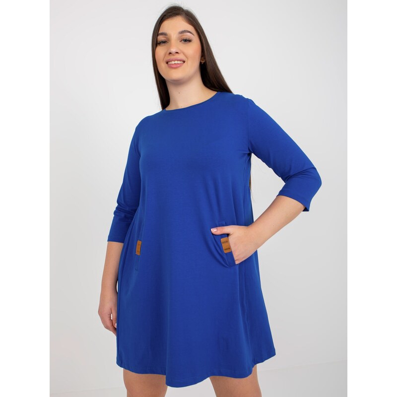 RELEVANCE Dress-RV-SK-6274.36P-Cobalt