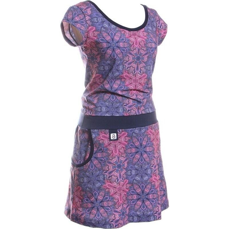 BajaDesign dámské šaty, fialové mandaly 80302121