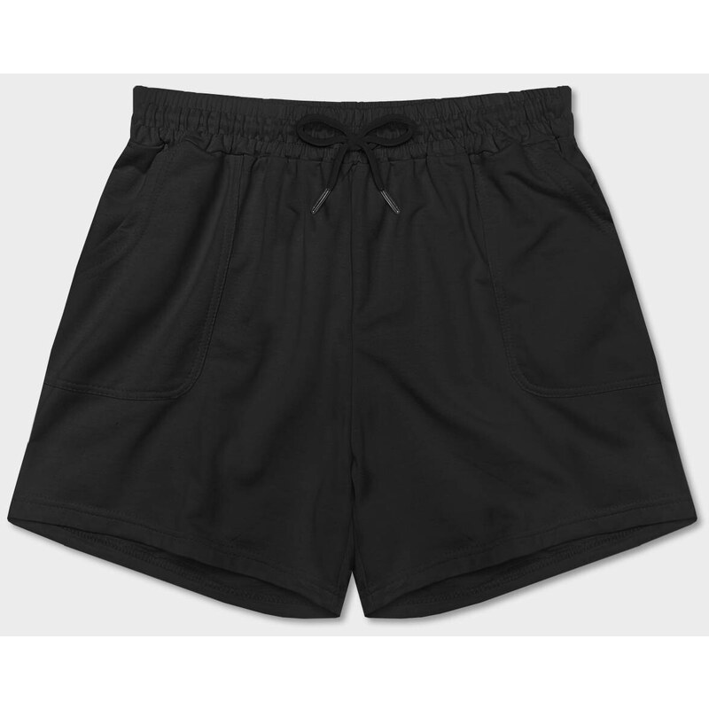 J.STYLE Dámské teplákové kraťasy černé (8K950-3)