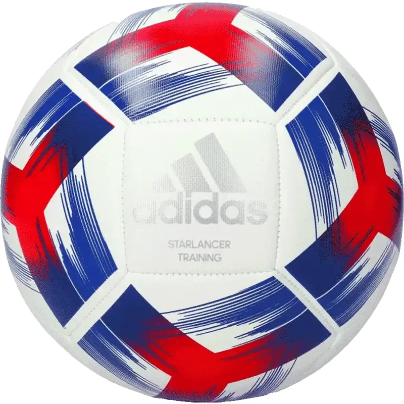 Fotbalový míč Adidas Starlancer Training velikost 4 bílo-modrý - GLAMI.cz