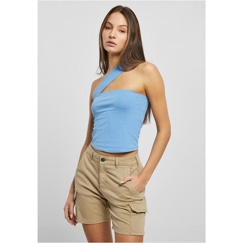 Urban Classics Dámský top s jedním popruhem horizont blue