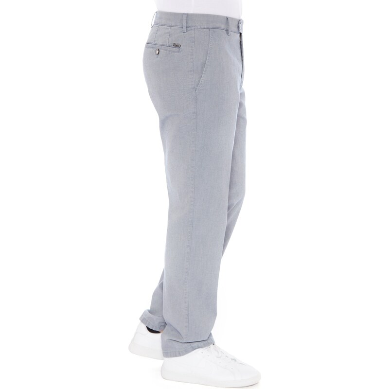W. Wegener Eton 5512 modrý pánské kalhoty