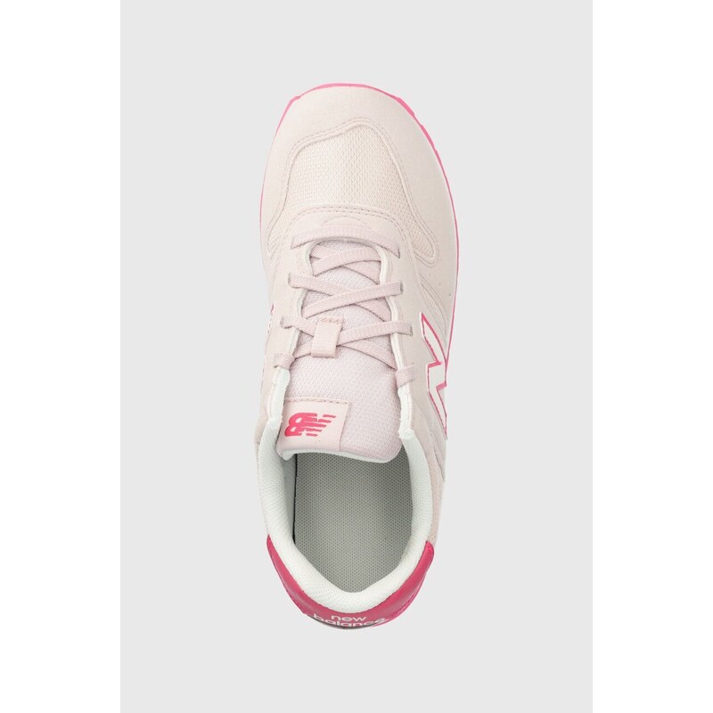 Dětské sneakers boty New Balance NBYC373 růžová barva