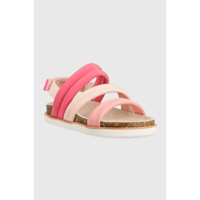 Dětské sandály Pepe Jeans Berlin Cloud růžová barva