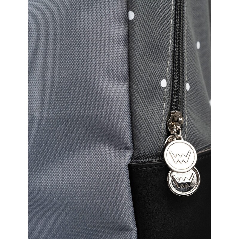 Trendový dámský kombinovaný batoh VUCH Maxel, šedá