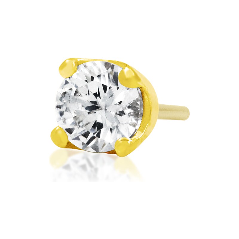 Junipurr jewelry Bezzávitová koncovka ze 14 kt zlata 585/1000
