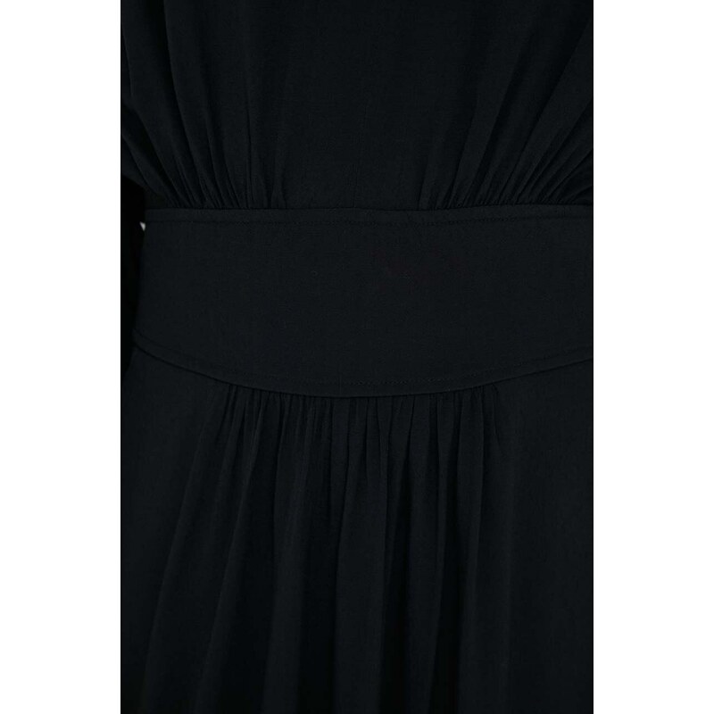 Šaty United Colors of Benetton černá barva, mini