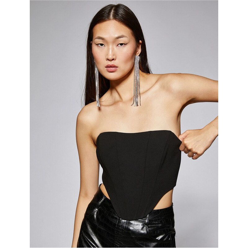 Koton Korzet Bustier Bez Ramínek 115721366