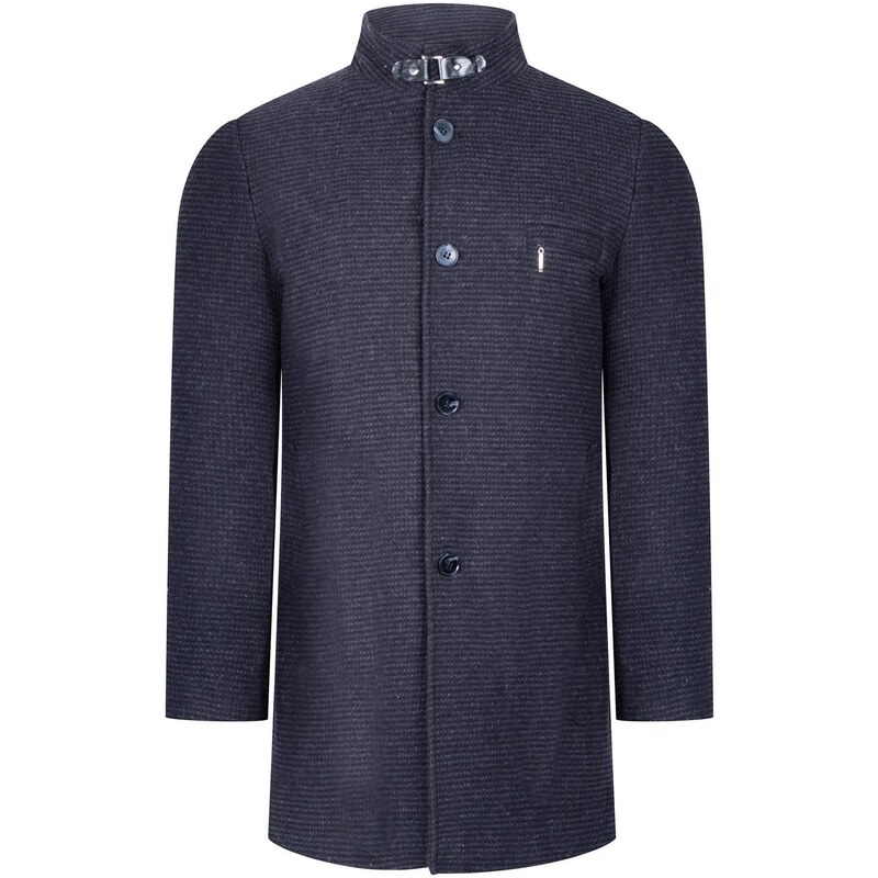 PLT8367 DEWBERRY MEN'S COAT-DARK FLAT ANTHRACITE