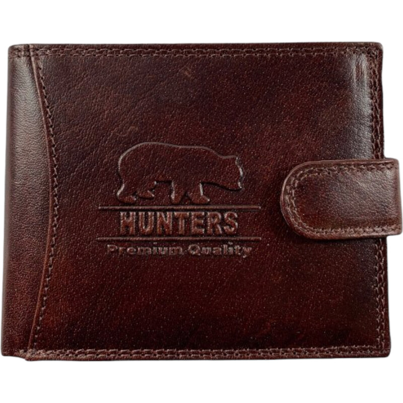 Hunters kožená peněženka hnědá KHT5600L/2