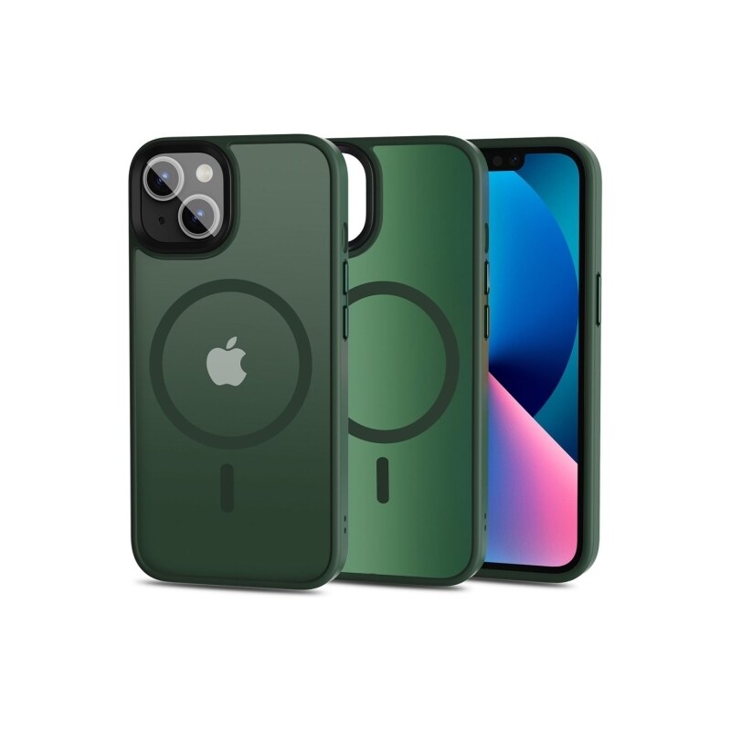 Ochranný kryt pro iPhone 13 mini - Tech-Protect, Magmat MagSafe Matte Green